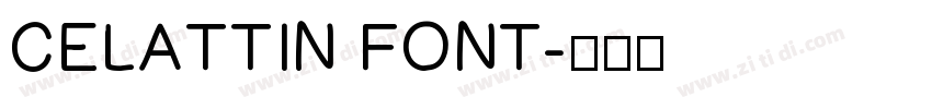 CELATTIN FONT字体转换